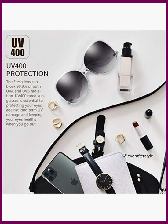 Oversized Square Jackie O Cat Eye Hybrid Butterfly Fashion Sunglasses main image 5